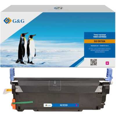 Картридж лазерный G&G GG-C9733A C9733A пурпурный (12000стр.) для HP CLJ 5500/5500n/5500dn/5500hdn/55