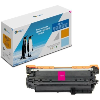 Картридж лазерный G&G GG-CE403A пурпурный (6000стр.) для HP LJ Enterprise 500 M551n/MFP M575dn/MFP M