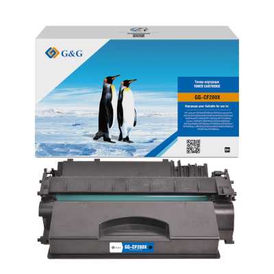 Картридж лазерный G&G GG-CF280X черный (6900стр.) для HP P2055d/P2055dn/P2055x/Pro 400 M401/MFP M425 с чипом Canon