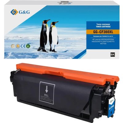 Картридж лазерный G&G GG-CF360XL черный (19000стр.) для HP CLJ M552DN/M553N/M553DN/M553X/M577C/M577Z/M577F/M577DN с чипом