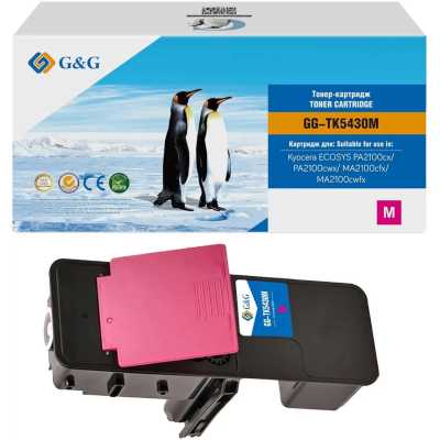 Картридж лазерный G&G GG-TK5430M TK-5430M пурпурный (1250стр.) для Kyocera Ecosys PA2100cx/PA2100cwx