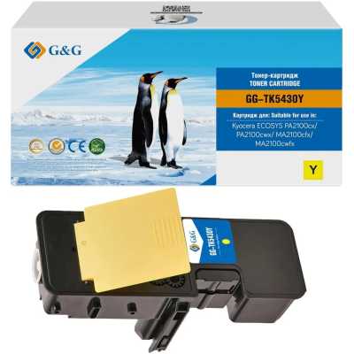 Картридж лазерный G&G GG-TK5430Y TK-5430Y желтый (1250стр.) для Kyocera Ecosys PA2100cx/PA2100cwx/MA