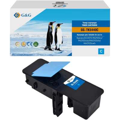 Картридж лазерный G&G GG-TK5440C TK-5440C голубой (2400стр.) для Kyocera Ecosys PA2100cx/PA2100cwx/MA2100cfx/MA2100cwfx