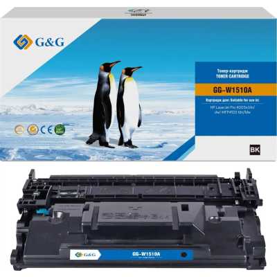 Картридж лазерный G&G GG-W1510A W1510A черный (3050стр.) для HP LJ Pro 4003n/dn/dw/MFP4103 fdn/fdw