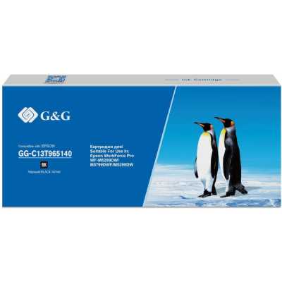 Картридж струйный G&G GG-C13T965140 T9651 черный (10000стр.) (187мл) для Epson WorkForce Pro WF-M5299DW/M5799DWF/M5298DW