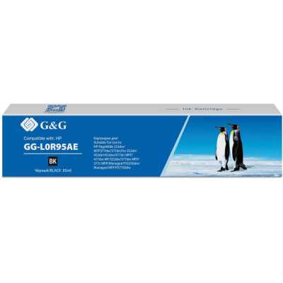 Картридж струйный G&G GG-L0R95AE 913A GG-L0R95AE черный (85мл) для HP PW 352dw/377dw/Pro 477dw/452dw