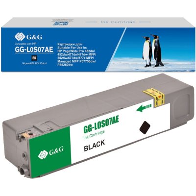 Картридж струйный G&G GG-L0S07AE 973XL черный (260мл) для HP PageWide Pro 452dn/452dw/477dn/477dw MF