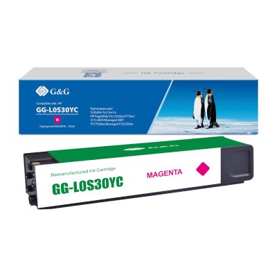 Картридж струйный G&G, аналог HP L0S30YC/976YC пурпурный 245ml с чипом