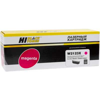 Картридж лазерный Hi-Black (HB-W2123X) для HP CLJ Enterprise M554dn/555DN/555x/578f/578DN, M, 10K, б/ч