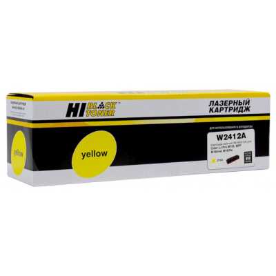 Картридж лазерный Hi-Black HB-W2412A для HP CLJ Pro M155a MFP M182n M183fw Y (850стр.)