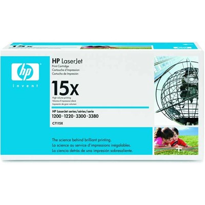 Картридж лазерный HP 15X C7115X черный (3500стр.) для HP LJ 1200/1220/1000W