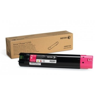 Картридж лазерный Xerox 106R01524 пурпурный (12000стр.) для Xerox Ph 6700