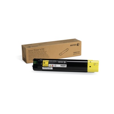 Картридж лазерный Xerox 106R01525 желтый (12000стр.) для Xerox Ph 6700