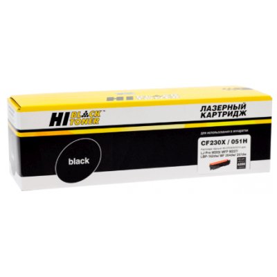 Картридж лазерный Hi-Black (HB-CF230X/051H) для HP LJ Pro M203/MFP M227/LBP162dw/MF 264dw/267dw, 4K