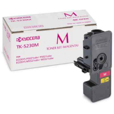 Картридж лазерный Kyocera TK-5230M 1T02R9BNL0 пурпурный (2200стр.) для Kyocera P5021cdn/cdw M5521cdn