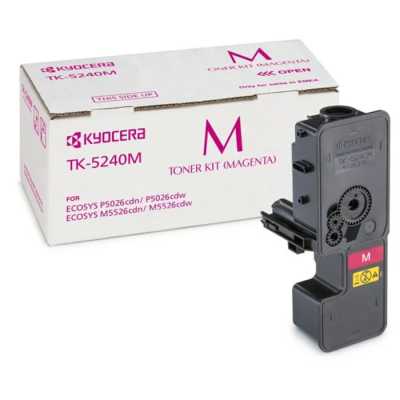 Картридж лазерный Kyocera 1T02R7BNL0 TK-5240M пурпурный (3000стр.) для Kyocera P5026cdn/cdw M5526cdn