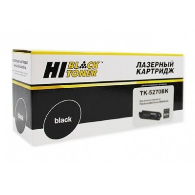 Картридж лазерный Hi-Black HB-TK-5270BK для Kyocera M6230cidn M6630 P6230cdn Bk (8000стр.)