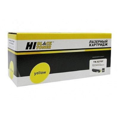 Картридж лазерный Hi-Black HB-TK-5270Y для Kyocera M6230cidn M6630 P6230cdn Y (6000стр.)