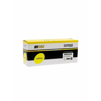 Картридж лазерный Hi-Black (HB-W2032X) для HP Color LaserJet Pro M454dn/M479dw, №415X, Y, 6K б/ч