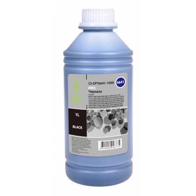 Чернила Cactus CS-EPT6641-1000 черный 1000 мл для Epson L100/L110/L120/L132/L200/L210/L222/L300/L312/L350/L355/L362/L366/L456/L550/L555/L566/L1300