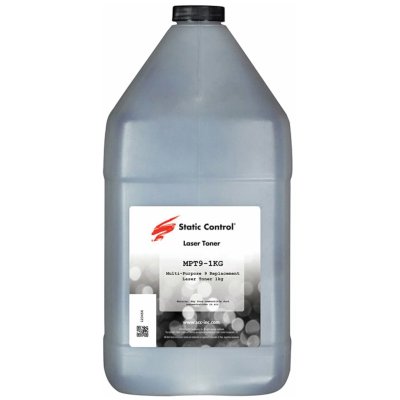 Тонер Static Control MPT9-1KG черный флакон 1000гр. для принтера HP LJ Pro PM401/ P2055/P3005/P3015