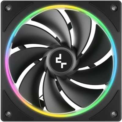 Вентилятор для корпуса Deepcool FL12R SE Reverse ARGB 120х120x25 черный 4-pin 25.79дБ (R-FL12RSE-BKAPN1-G) Ret