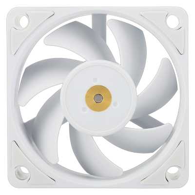 Кулер для корпуса Thermalright TL-B6W (60x60x25mm, 4-pin PWM, 16.17CFM, 20.17dBA, 3200RPM, White)