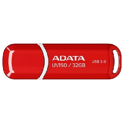 Флешка USB ADATA UV150 (AUV150-32G-RRD), 32Gb, USB 3.0, R/W 35/10, красный