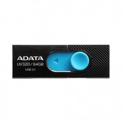 Флеш Диск A-Data 64Gb UV320 AUV320-64G-RBKBL USB3.2 черный