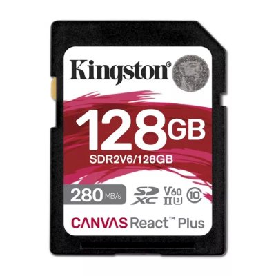 Флеш карта SDXC Kingston SDR2V6/128Gb Canvas React Plus w/o adapter 128Gb