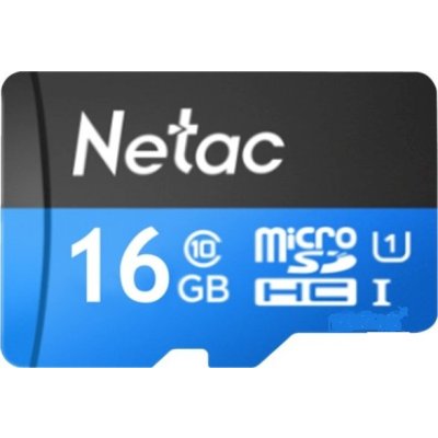 Флеш карта microSDHC 16Gb Netac P500 NT02P500STN-016G-S (без SD адаптера) 80Mb/s