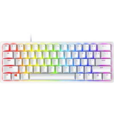 Клавиатура Razer Huntsman Mini проводная, USB, белый