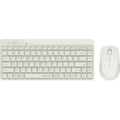 Комплект клавиатура+мышь A4Tech FStyler FG2200 Air2 беспроводной, USB, 1200 DPI, бежевый