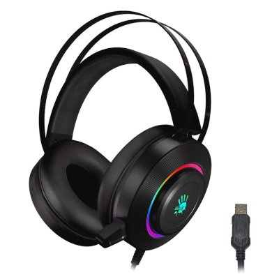 Гарнитура Bloody G521 чёрный, проводная, USB
