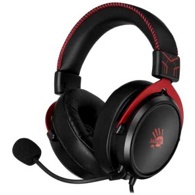 Гарнитура Bloody M590i Sports красный-чёрный, проводная, USB