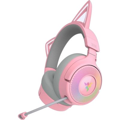 Гарнитура накладные RAZER Kraken Kitty V3 Pro - Quartz Headset (RZ04-05170200-R3M1)