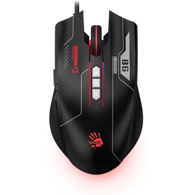 Мышь проводная A4Tech Bloody ES7 черный, 6000 dpi, USB, кнопки - 8