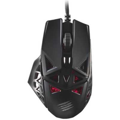 Мышь MAD CATZ M.O.J.O. M1 MM04DCINBL000-0 игровая, чёрная, PMW3360, USB, 6 кнопок, 12000 dpi, RGB подсветка