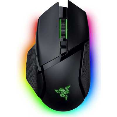 Мышь беспроводная/проводная Razer Basilisk V3 Pro 35K черный, 35000 dpi, радиоканал, Bluetooth, USB, кнопки - 11
