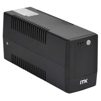 Источник бесперебойного питания ITK Electra EST-1000VA-1-001-S-L 600Вт 1000ВА черный