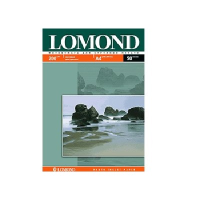 Фотобумага Lomond 0102033 A4/200г/м2/50л./белый матовое/матовое для струйной печати