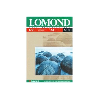 Фотобумага Lomond односторонная глянцевая 170 г/м2 A4/50л.