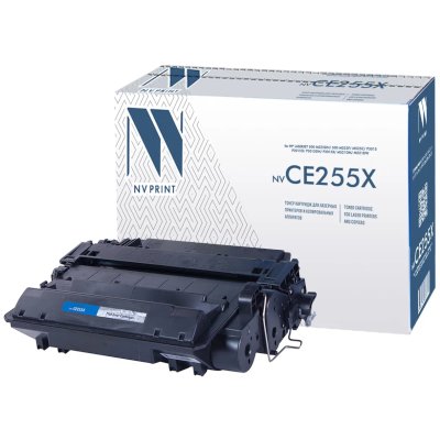 Тонер-картридж NVP NV-CE255X для HP LaserJet 500 M525dn 500 M525f M525c P3015 P3015d P3015dn P3015x M521dn M521dw (12500k) NV-PRINT