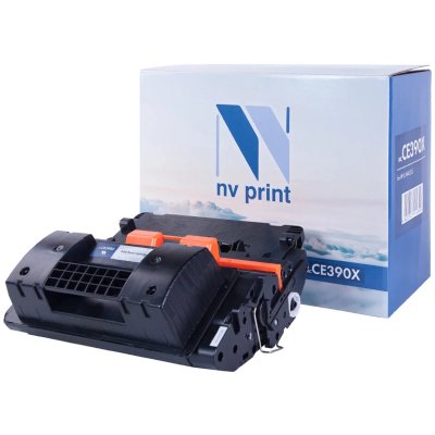 Тонер-картридж NVP NV-CE390X для HP LaserJet M4555 M4555f M4555fskm M4555h 600 M602dn 600 M602n 600 M602x 600 M603dn 600 M603n 600 M603xh (24000k) NV-PRINT