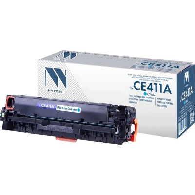 Картридж лазерный NVPrint совместимый HP CE411A Cyan для CLJ Color M351/M375/M451/M475 (2600k)