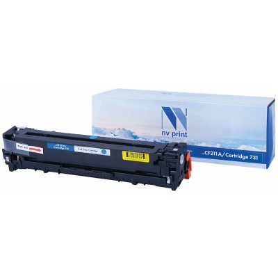 Картридж лазерный NVPrint совместимый HP CF211A/Canon 731 Cyan для LaserJet Color Pro M251n/M251nw/M276n/M276nw/Canon LBP-7100Cn/7110Cw (1800k)