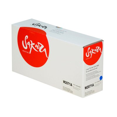 Картридж Sakura W2071A для HP, синий, 700 к.