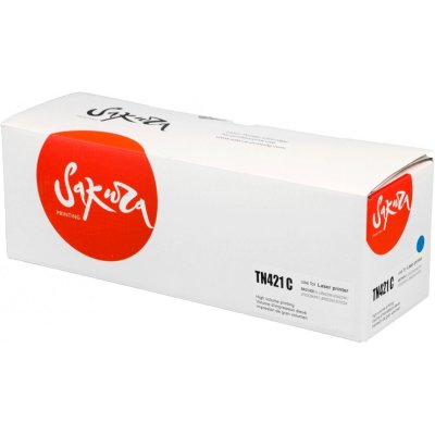 Картридж лазерный Sakura TN421C для Brother HL-8260DCW, DCP-8410, MFC-8690, синий, 1 800к.