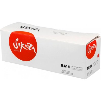 Картридж лазерный Sakura TN421M для Brother HL-8260DCW, DCP-8410, MFC-8690, пурпурный, 1 800к.