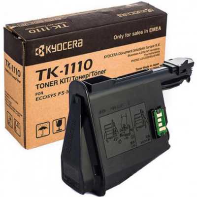 Картридж лазерный Kyocera TK-1110 1T02M50NXV черный (2500стр.) для Kyocera FS-1040/1020/1120